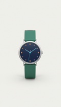 Minimalist Analog Watch In Brushed Steel
