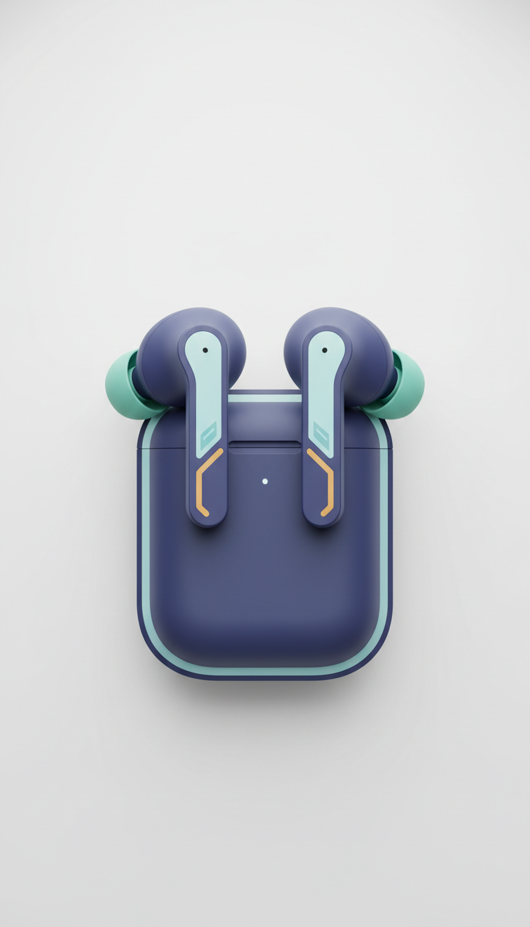 Wireless Earbuds With Midnight Finish
